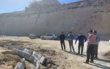 جدول گذاری کوچه های قدیمی و سیل گیر دهدشت آغاز شد