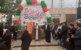 جشن نیمه شعبان در گچساران با اجرای سرود ۳۱۳ نفری برگزار شد+ تصاویر