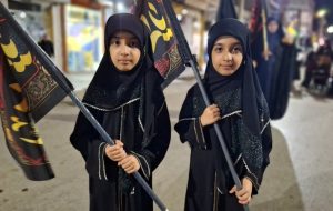 شکوه عشق حسینی در شب هشتم محرم گچساران